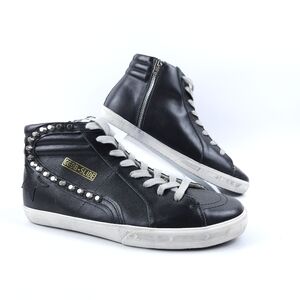 Golden Goose Studded Slide Skateboarding Shoes Black Sz EU 43 Womens 13 Mens 10